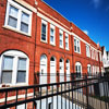 Victorian town houses on Ewing Avenue